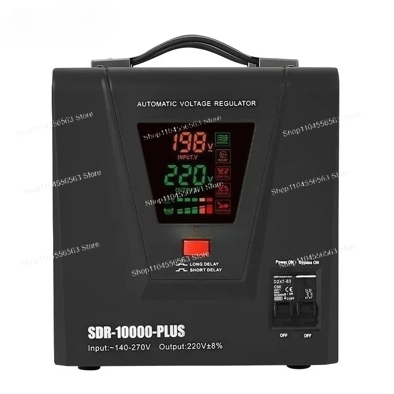 Цифровой автоматический стабилизатор напряжения 10 кВА, однофазный, 220 В, SDR, 10 кВт, 8 кВт
Цифровой автоматический стабилизатор напряжения 10 кВА, однофазный, 220 В, SDR, 10 кВт, 8 кВт
