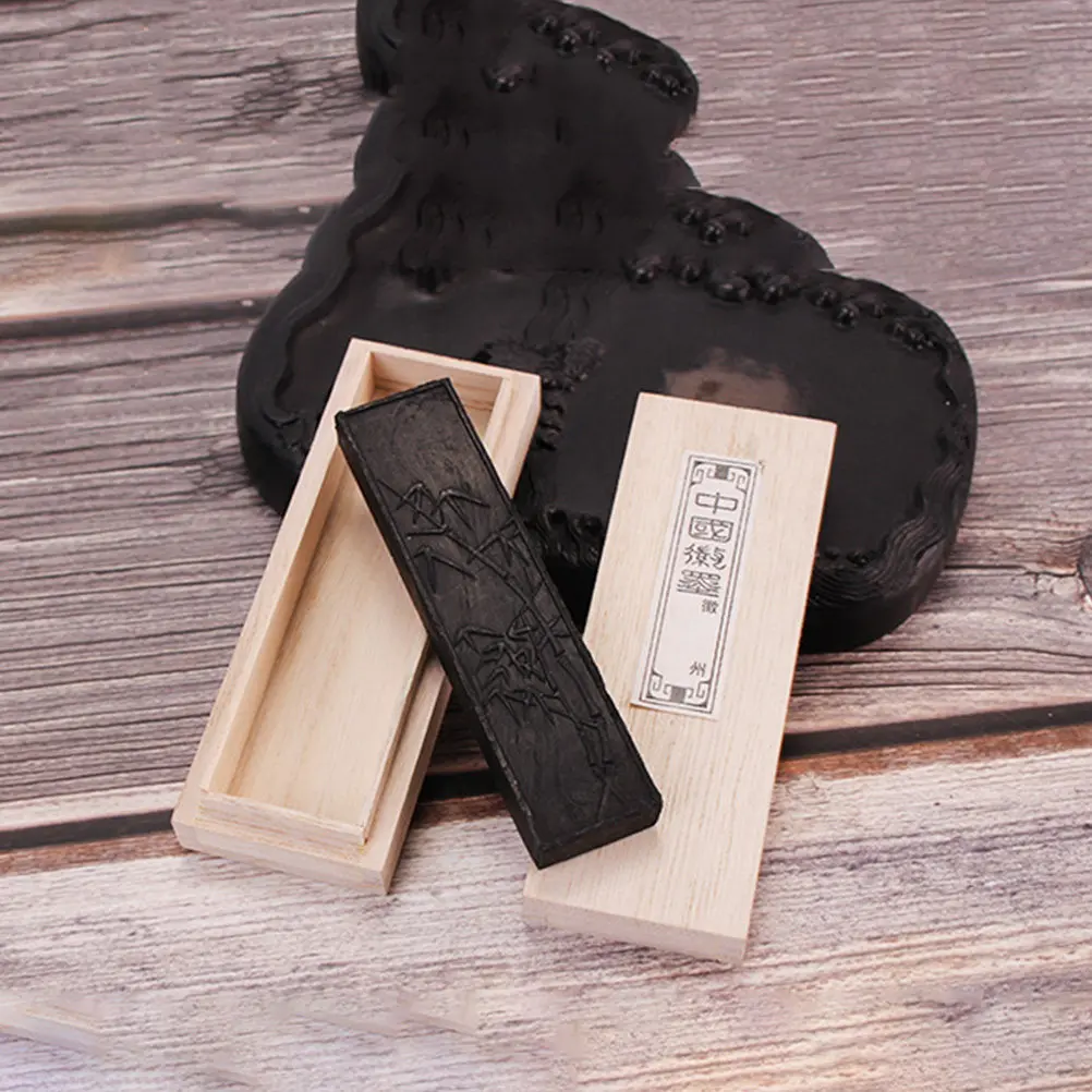 1Set Chinese Calligraphy Ink Stick Exquisite Workmanship Traditional Ink Strip for Calligraphy Painting Painting Tool
1Set Chinese Calligraphy Ink Stick Exquisite Workmanship Traditional Ink Strip for Calligraphy Painting Painting Tool