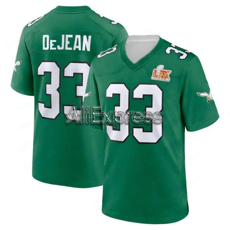 Новая летняя мужская футболка с принтом Arriavl Cooper DeJean Philadelphia Eagles No 33 Быстросохнущая женская мужская футболка для взрослых/KID Джерси Топ
Новая летняя мужская футболка с принтом Arriavl Cooper DeJean Philadelphia Eagles No 33 Быстросохнущая женская мужская футболка для взрослых/KID Джерси Топ