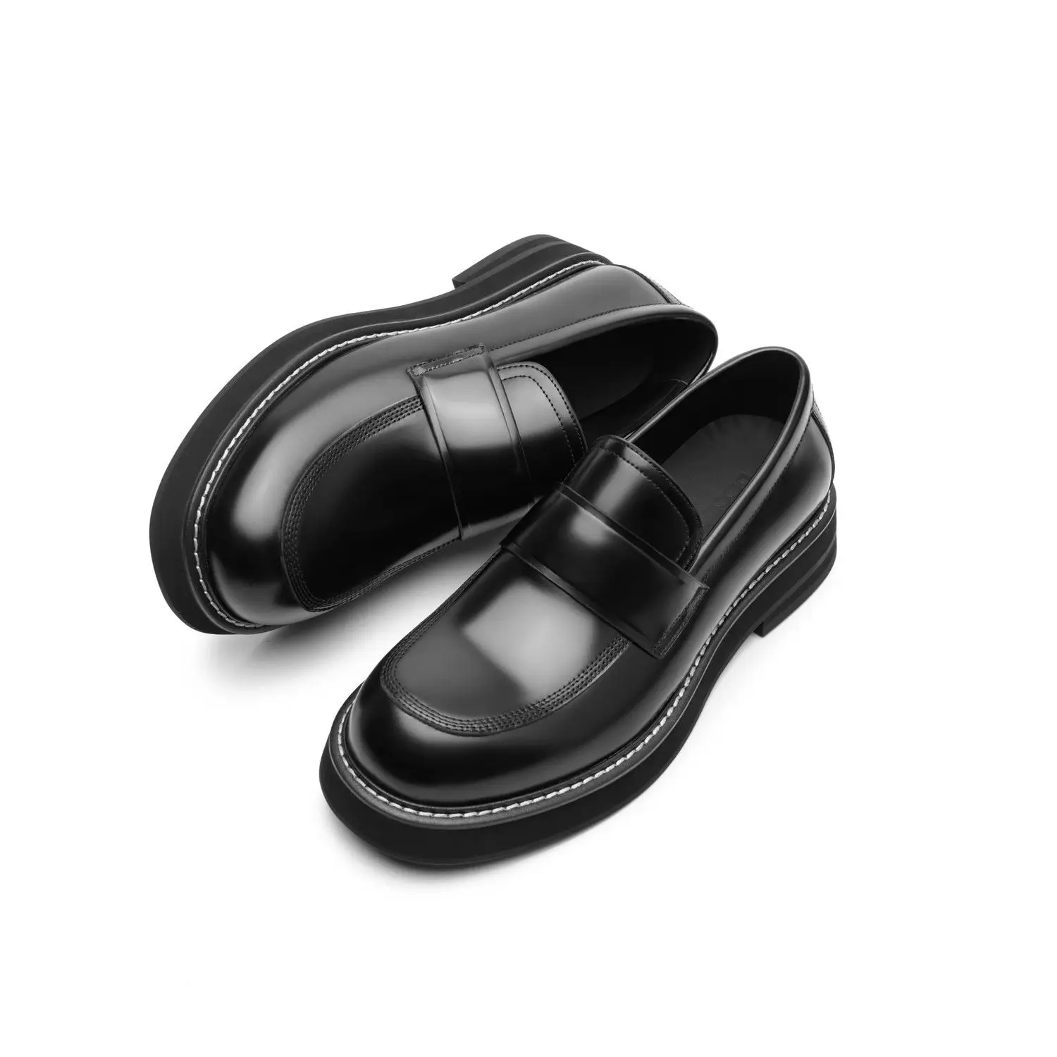 Comfortable Fashionable Large Head Shoes Men's All-Match British Style Thick Bottom Loafers Casual Leather Shoes
Comfortable Fashionable Large Head Shoes Men's All-Match British Style Thick Bottom Loafers Casual Leather Shoes
