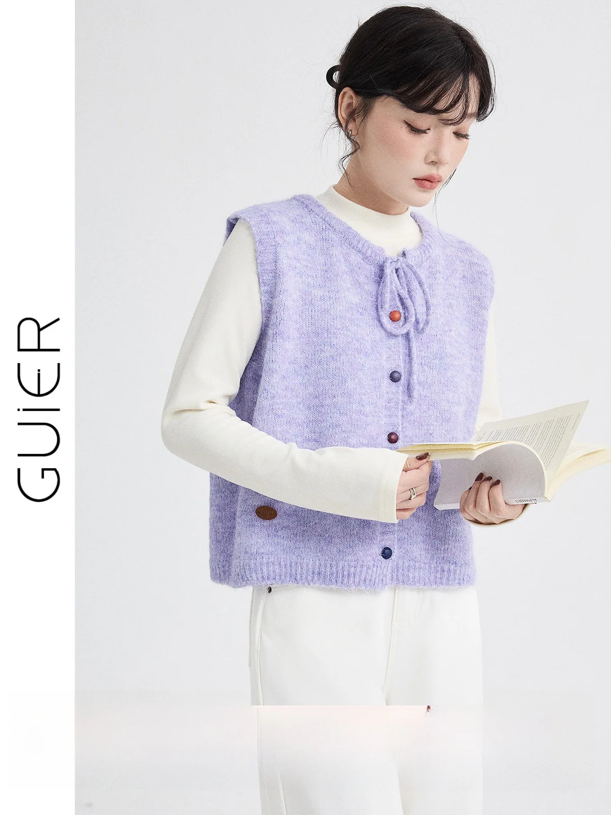 Guier Knitted Cardigan Women's Winter New Style Layered Wear round Neck Belted Versatile Sweater Vest Casual Loose Fit ...
Guier Knitted Cardigan Women's Winter New Style Layered Wear round Neck Belted Versatile Sweater Vest Casual Loose Fit ...