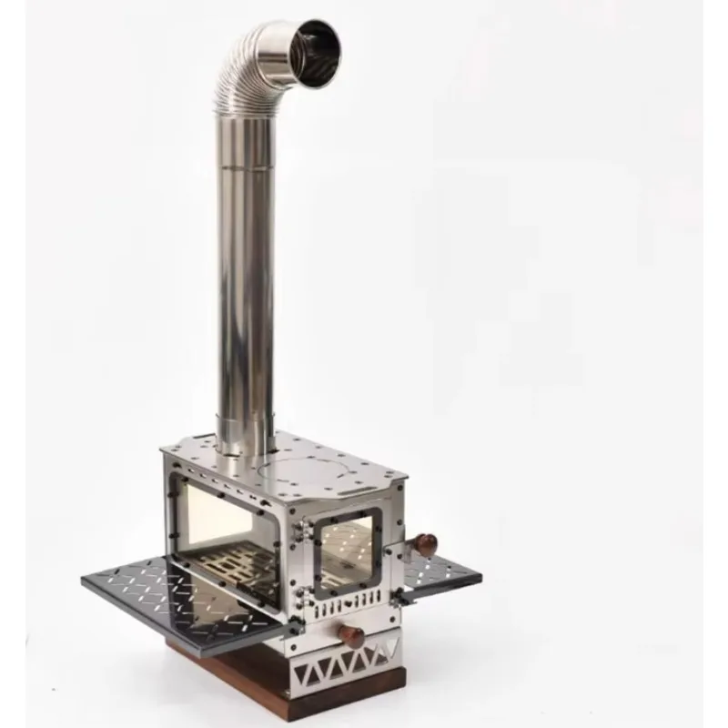 Wizard Mini Portable Stainless Steel Wood Stove Outdoor Camping Desktop Fireplace for Tent Heating Picnic Desktop Use Charcoal
Wizard Mini Portable Stainless Steel Wood Stove Outdoor Camping Desktop Fireplace for Tent Heating Picnic Desktop Use Charcoal