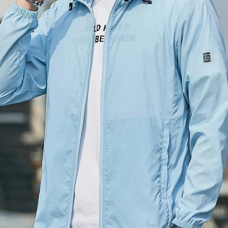 Sunscreen Coats Men's Jacket Breathable Sports Waterproof Jacket Summer UV Protection Outdoor Fishing Skin Coat
Sunscreen Coats Men's Jacket Breathable Sports Waterproof Jacket Summer UV Protection Outdoor Fishing Skin Coat