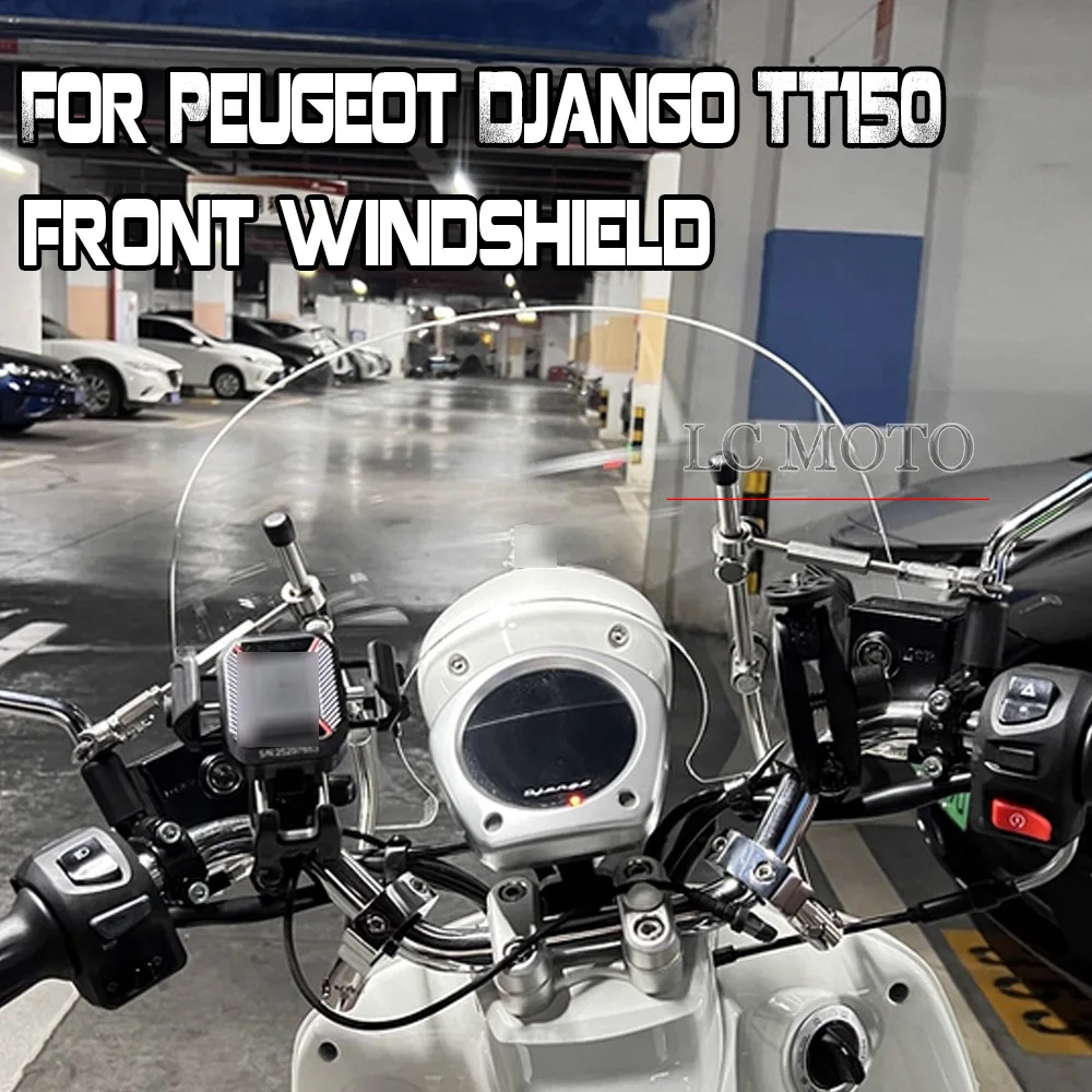 For Peugeot Django TT150 Motorcycle Front Windshield Retro Windshield High-definition Windshield Modification Accessories
For Peugeot Django TT150 Motorcycle Front Windshield Retro Windshield High-definition Windshield Modification Accessories