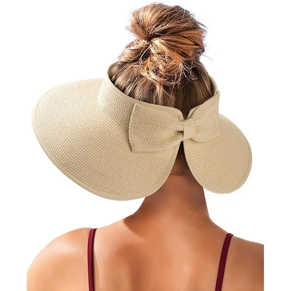 Packable Wide Brim Sun Hat with Ponytail Opening for Women's Summer Beach Vacations
Packable Wide Brim Sun Hat with Ponytail Opening for Women's Summer Beach Vacations