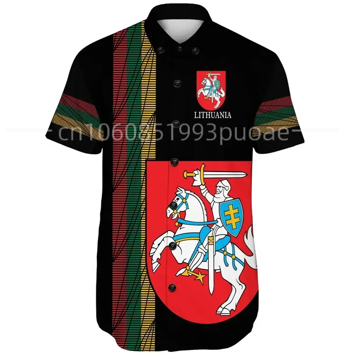 2023 Summer Men's Short Sleeve Shirt Lithuania Flag 3D Printing Casual Hawaiian Custom Name Men's and Women's Short Sleeve Top
2023 Summer Men's Short Sleeve Shirt Lithuania Flag 3D Printing Casual Hawaiian Custom Name Men's and Women's Short Sleeve Top