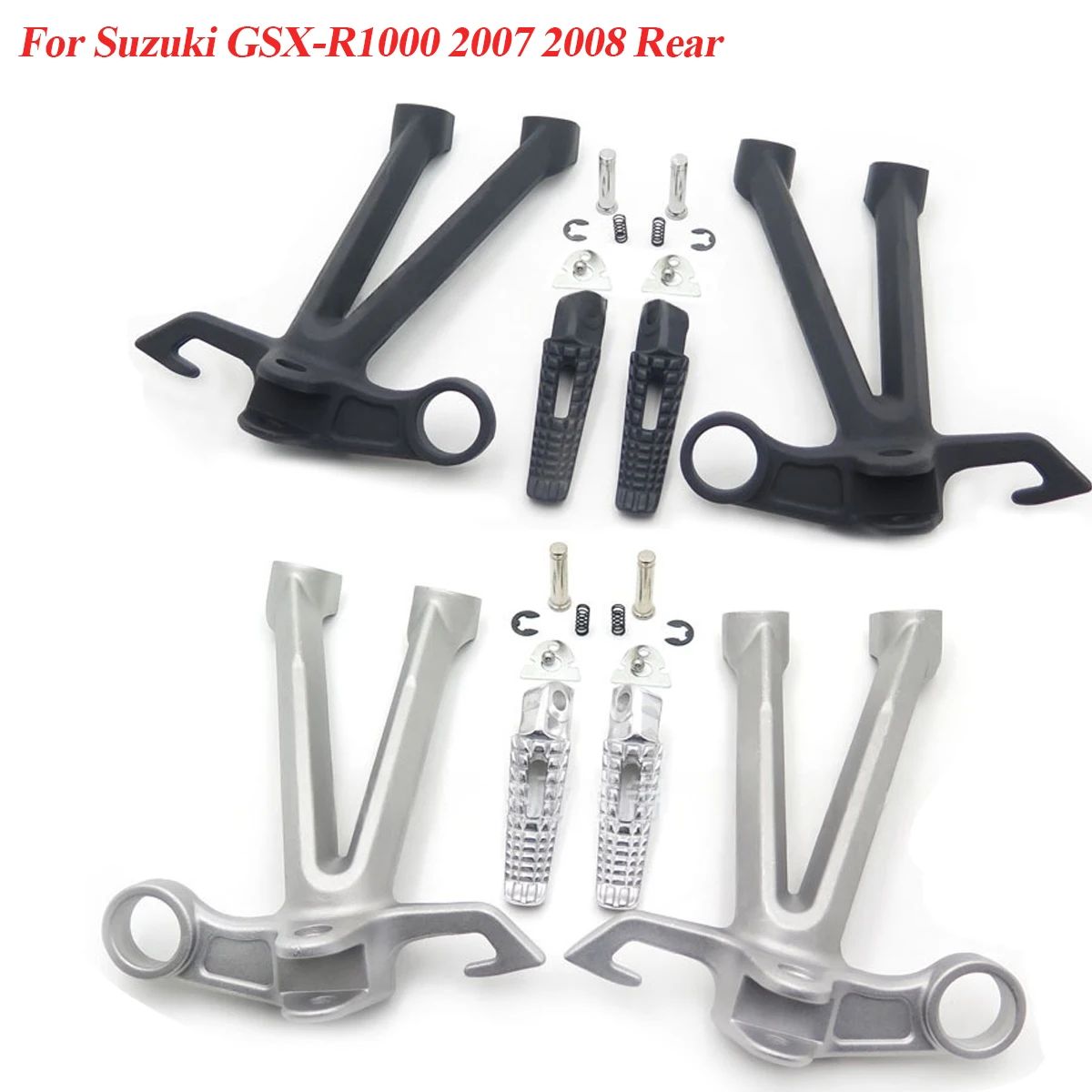 For Suzuki 2007 2008 GSXR 1000 GSXR1000 GSX-R1000 Motorcycle Rear Footrest Foot Rest Bracket Foot Pegs Footpegs Pedal Set K7 K8
For Suzuki 2007 2008 GSXR 1000 GSXR1000 GSX-R1000 Motorcycle Rear Footrest Foot Rest Bracket Foot Pegs Footpegs Pedal Set K7 K8