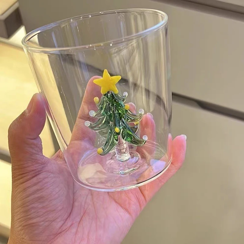 Christmas Wine Glasses Colored Glass Wine Cup Gift Christmas Tree Decorated Milk Cocoa Cup Home Xmas Party Beverage Drinkware
Christmas Wine Glasses Colored Glass Wine Cup Gift Christmas Tree Decorated Milk Cocoa Cup Home Xmas Party Beverage Drinkware