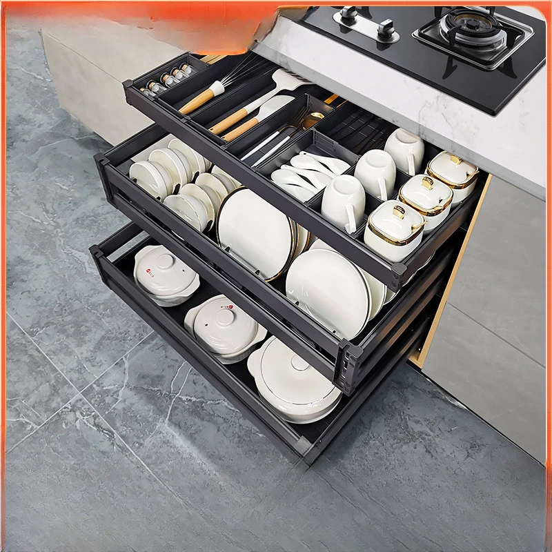 double layer aluminum alloy sliding seasoning basket, storage rack, drain bowl, dish basket
double layer aluminum alloy sliding seasoning basket, storage rack, drain bowl, dish basket