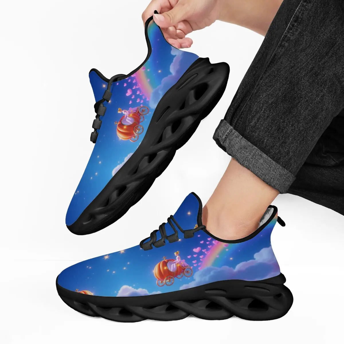 Men's Sneakers Casual Flats Cinderella Pumpkin Carriage Starry Sky Rainbow Fuzzy Sports Shoes Tennis Athletic Male Sneakers
Men's Sneakers Casual Flats Cinderella Pumpkin Carriage Starry Sky Rainbow Fuzzy Sports Shoes Tennis Athletic Male Sneakers
