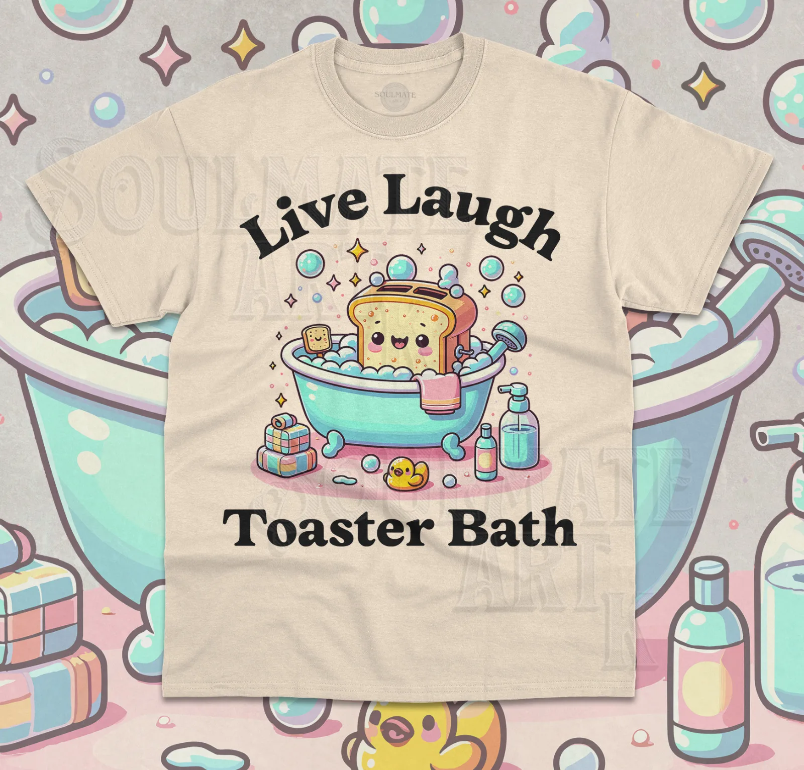 Футболка для ванны с тостером Live Laugh, забавный мем, милая рубашка унисекс с темным юмором
Футболка для ванны с тостером Live Laugh, забавный мем, милая рубашка унисекс с темным юмором