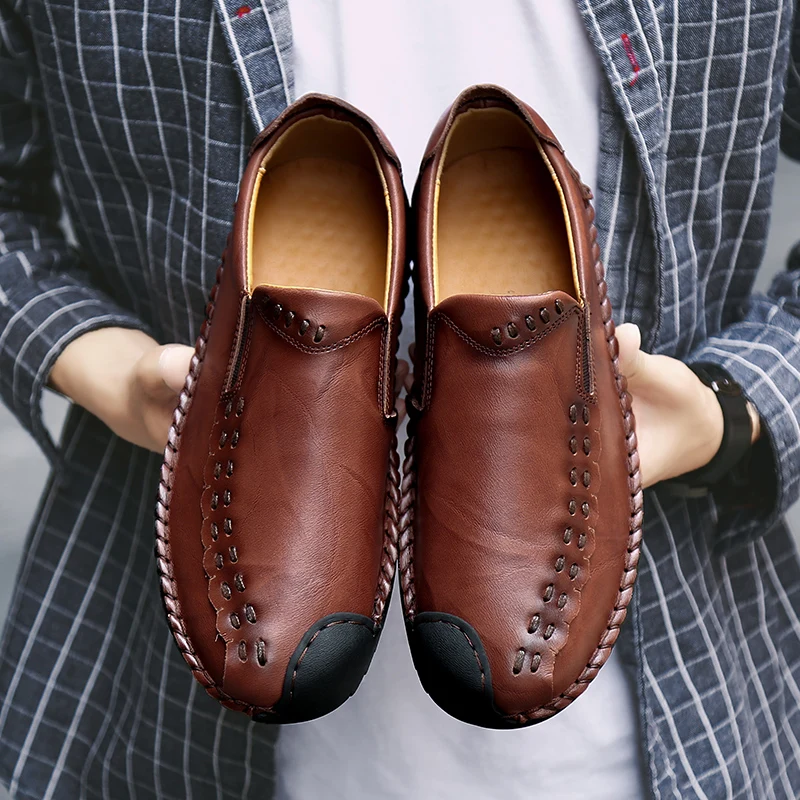 2023 Elegant Fashion Casual Genuine Leather Shoes for Men Dress Shoes Men Business Driving Shoes Mens Loafers Free Shipping
2023 Elegant Fashion Casual Genuine Leather Shoes for Men Dress Shoes Men Business Driving Shoes Mens Loafers Free Shipping
