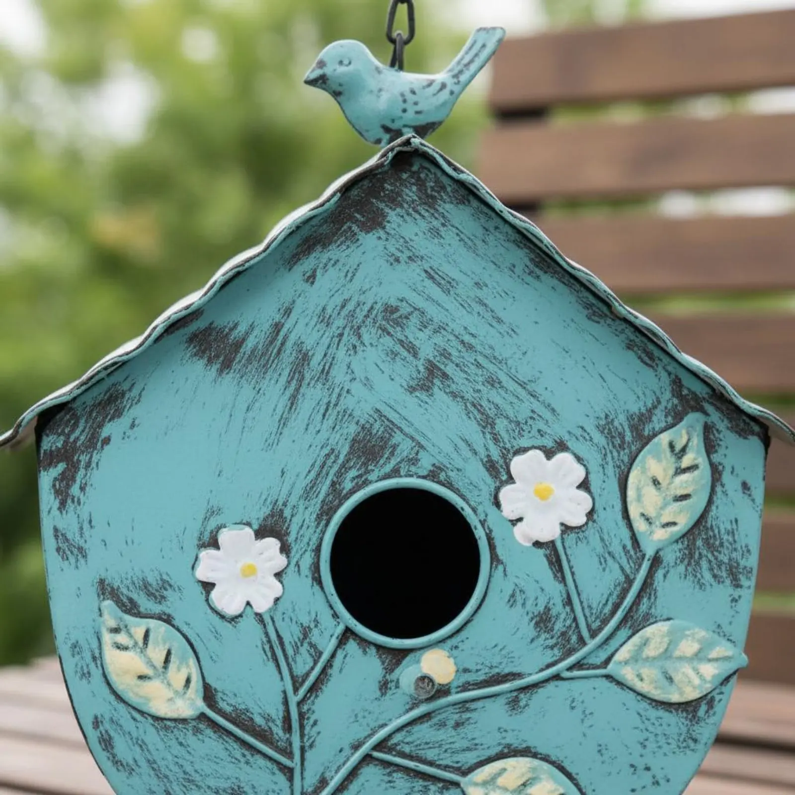 Hanging Metal Birdhouse Distressed Finish Decorative Metal Birdhouse Wrought Iron Bird Nest Great Gift Idea Hanging Bird Shelter
Hanging Metal Birdhouse Distressed Finish Decorative Metal Birdhouse Wrought Iron Bird Nest Great Gift Idea Hanging Bird Shelter