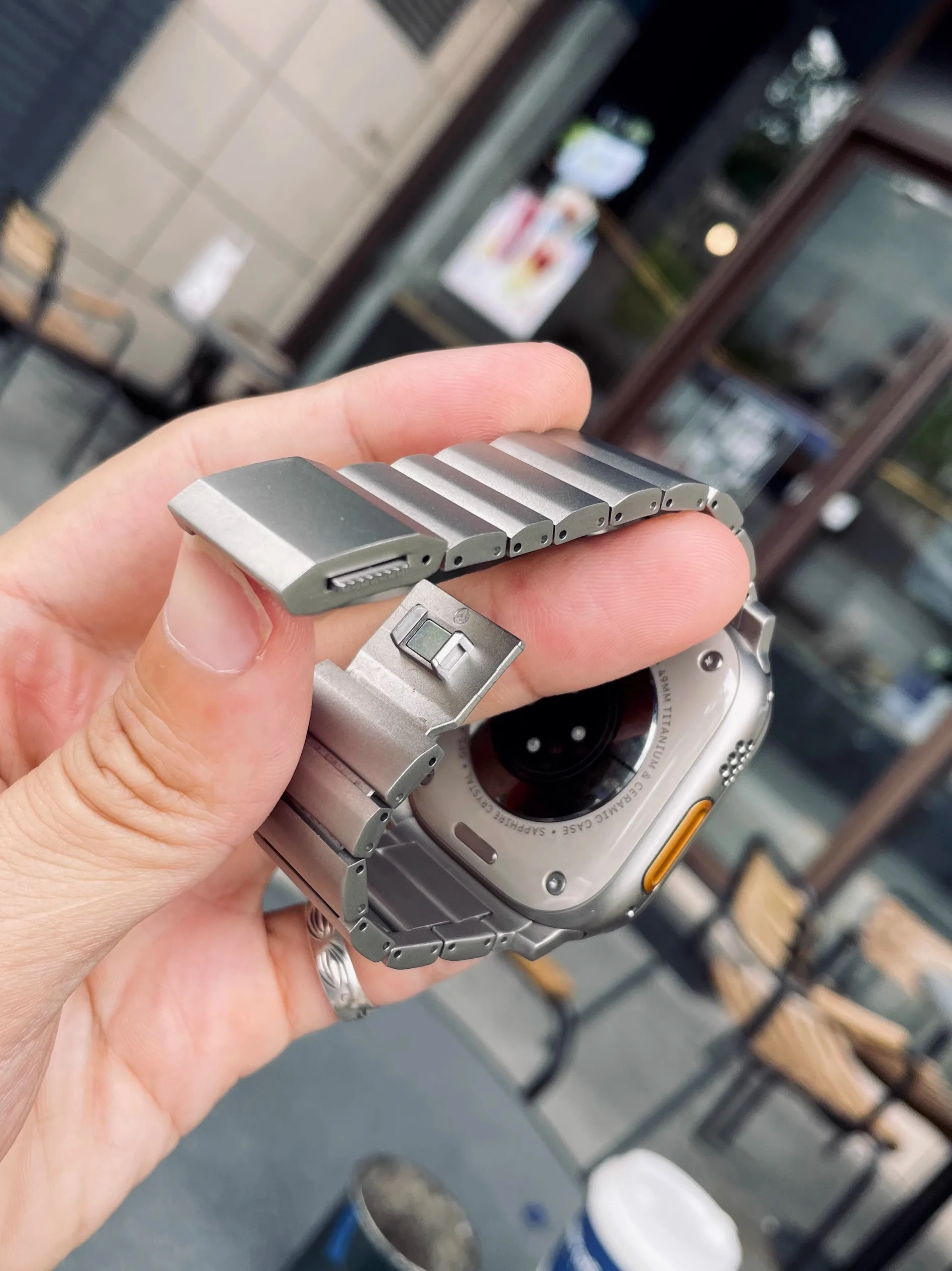 Kakestorm one bead magnetic buckle for iwatch watch band stainless steel fashion comfortable band s987 metal Ultra summer watch
Kakestorm one bead magnetic buckle for iwatch watch band stainless steel fashion comfortable band s987 metal Ultra summer watch