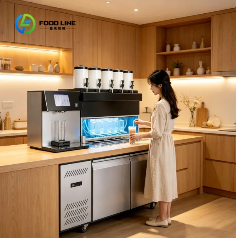 Automatic Commercial Milk Tea Machine Fully Automatic Bubble Tea Maker High Efficiency Drink Equipment
Automatic Commercial Milk Tea Machine Fully Automatic Bubble Tea Maker High Efficiency Drink Equipment