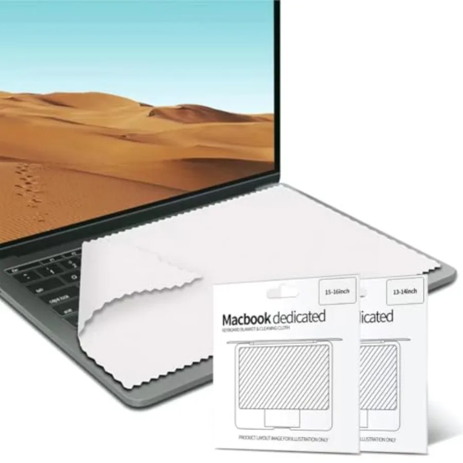 Screen Keyboard Imprint Protection Cover Liner, Microfiber Cleaning Cloth for MacBook Pro and MacBook Air 15"and16", Prevent Ke
Screen Keyboard Imprint Protection Cover Liner, Microfiber Cleaning Cloth for MacBook Pro and MacBook Air 15"and16", Prevent Ke