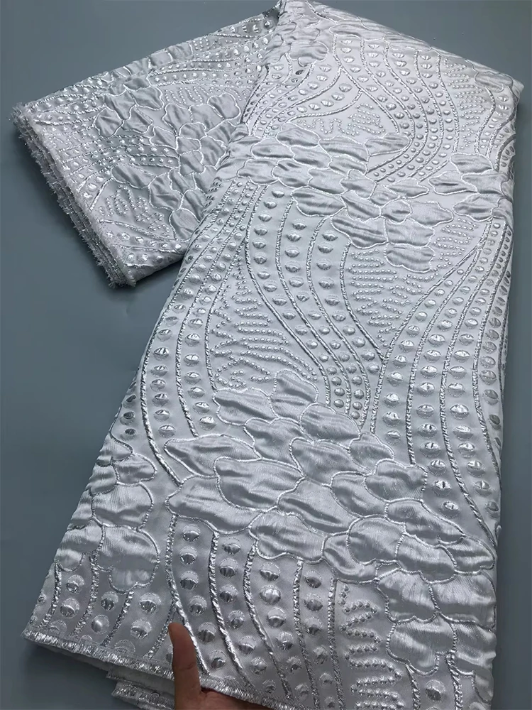New Afrrican Brocade Lace Fabric 2025 Nigerian Jacquard Lace Fabric High Quality African Lace For Women Evening Dresses S4090
New Afrrican Brocade Lace Fabric 2025 Nigerian Jacquard Lace Fabric High Quality African Lace For Women Evening Dresses S4090