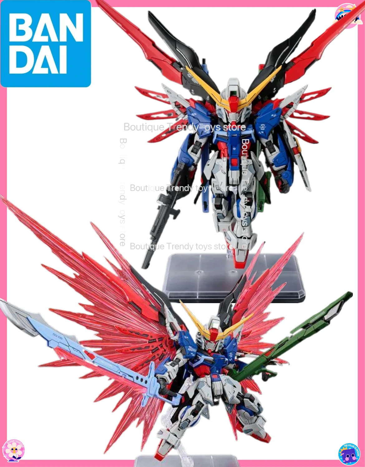 MGSD ZGMF-X42S Destiny Gundam Assembly Model Kit Gundam SEED DESTINY Movable Mecha Bandai Collectible for Anime Model Fans
MGSD ZGMF-X42S Destiny Gundam Assembly Model Kit Gundam SEED DESTINY Movable Mecha Bandai Collectible for Anime Model Fans