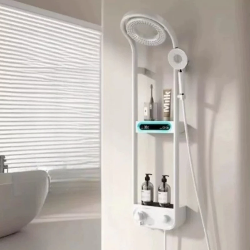 Multifunctional Shower Trim System LED Thermostatic Shower Systems Digital Display Constant Temperature Bathroom Fixture Set
Multifunctional Shower Trim System LED Thermostatic Shower Systems Digital Display Constant Temperature Bathroom Fixture Set