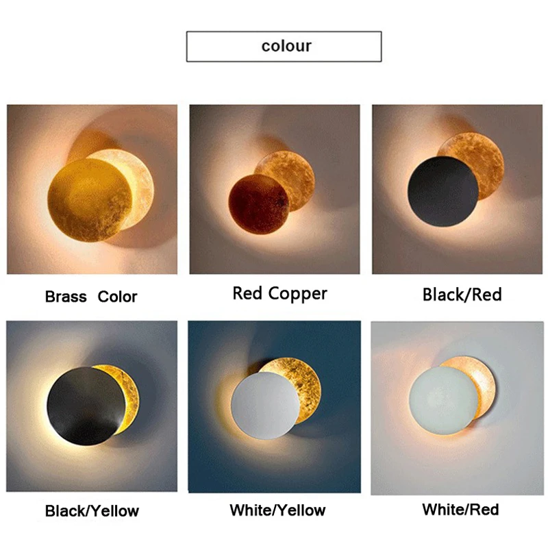 European Style Moon Shaped Apartment Staircase Corridor Decorative Wall Lamps Gold Red White Rotating Angle Bedroom Led Light
European Style Moon Shaped Apartment Staircase Corridor Decorative Wall Lamps Gold Red White Rotating Angle Bedroom Led Light
