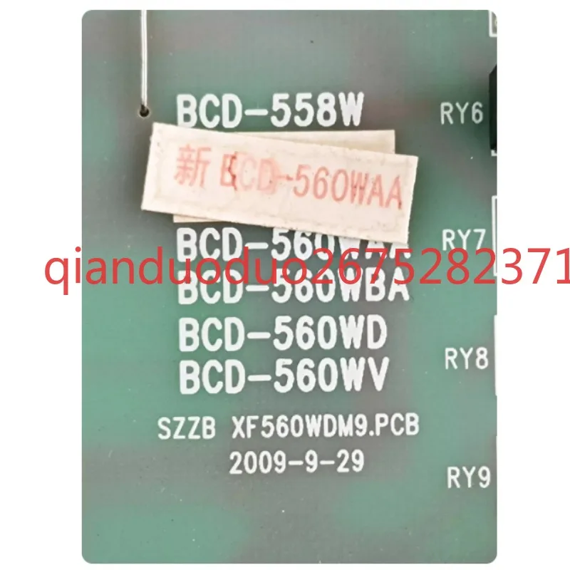 For Xinfei Refrigerator PC Board BCD-558W XF560WDM9. PCB Control Board BCD-560WAA
For Xinfei Refrigerator PC Board BCD-558W XF560WDM9. PCB Control Board BCD-560WAA