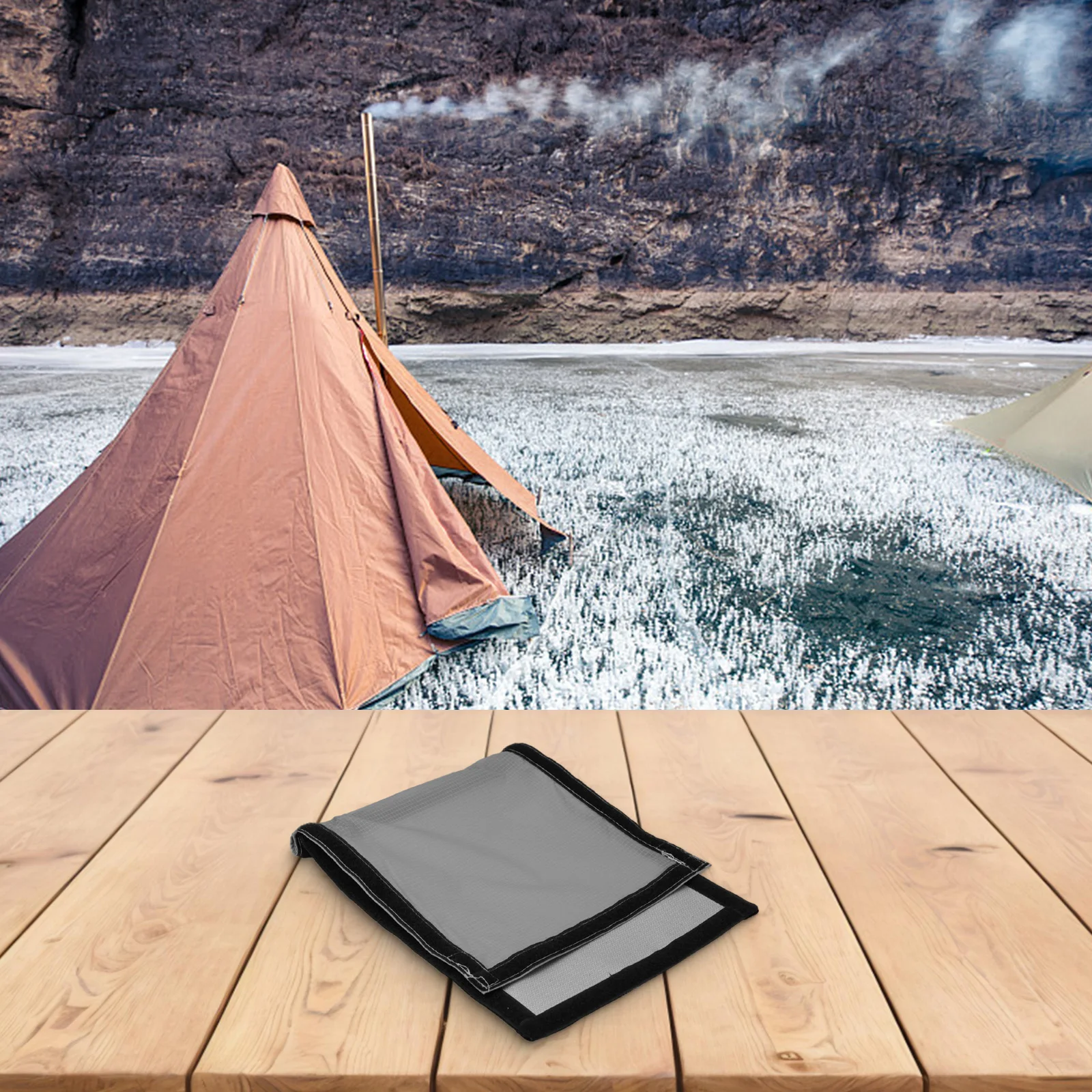 Chimney Mouth Anti Scald Cover Craftsmanship Double Layer Fabric Fiberglass Fireproof Nylon Shelter Stove Waterproof
Chimney Mouth Anti Scald Cover Craftsmanship Double Layer Fabric Fiberglass Fireproof Nylon Shelter Stove Waterproof