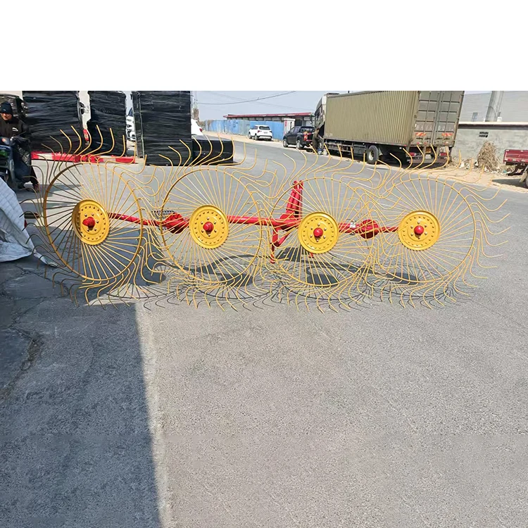 Agricultural Machinery High Productivity 4 Discs Tractor Driven Finger Wheel Hay Rake
Agricultural Machinery High Productivity 4 Discs Tractor Driven Finger Wheel Hay Rake