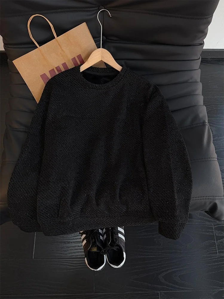 Men's Fce Lined Thiened Long Sve round Ne Sweatirt Winter Faion Inner Wear Base irt Trendy Overhead irt
Men's Fce Lined Thiened Long Sve round Ne Sweatirt Winter Faion Inner Wear Base irt Trendy Overhead irt