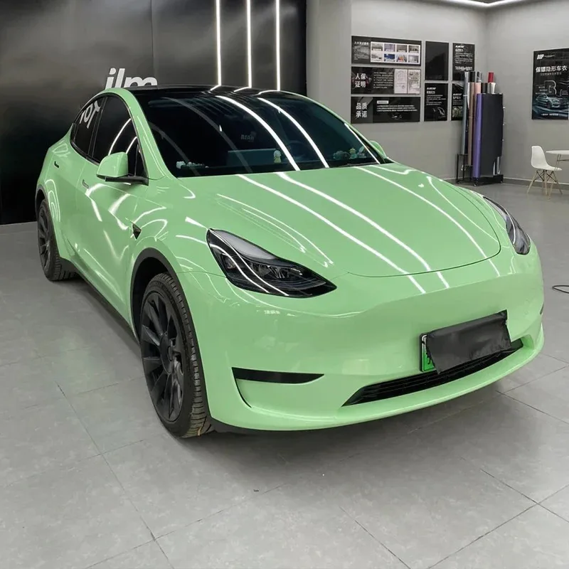 Crystal Hazy Green Car Sticker Wrapping Film PET Sticker Bubble Free Auto Decals Car Accessories Exterior Interior Decoration
Crystal Hazy Green Car Sticker Wrapping Film PET Sticker Bubble Free Auto Decals Car Accessories Exterior Interior Decoration