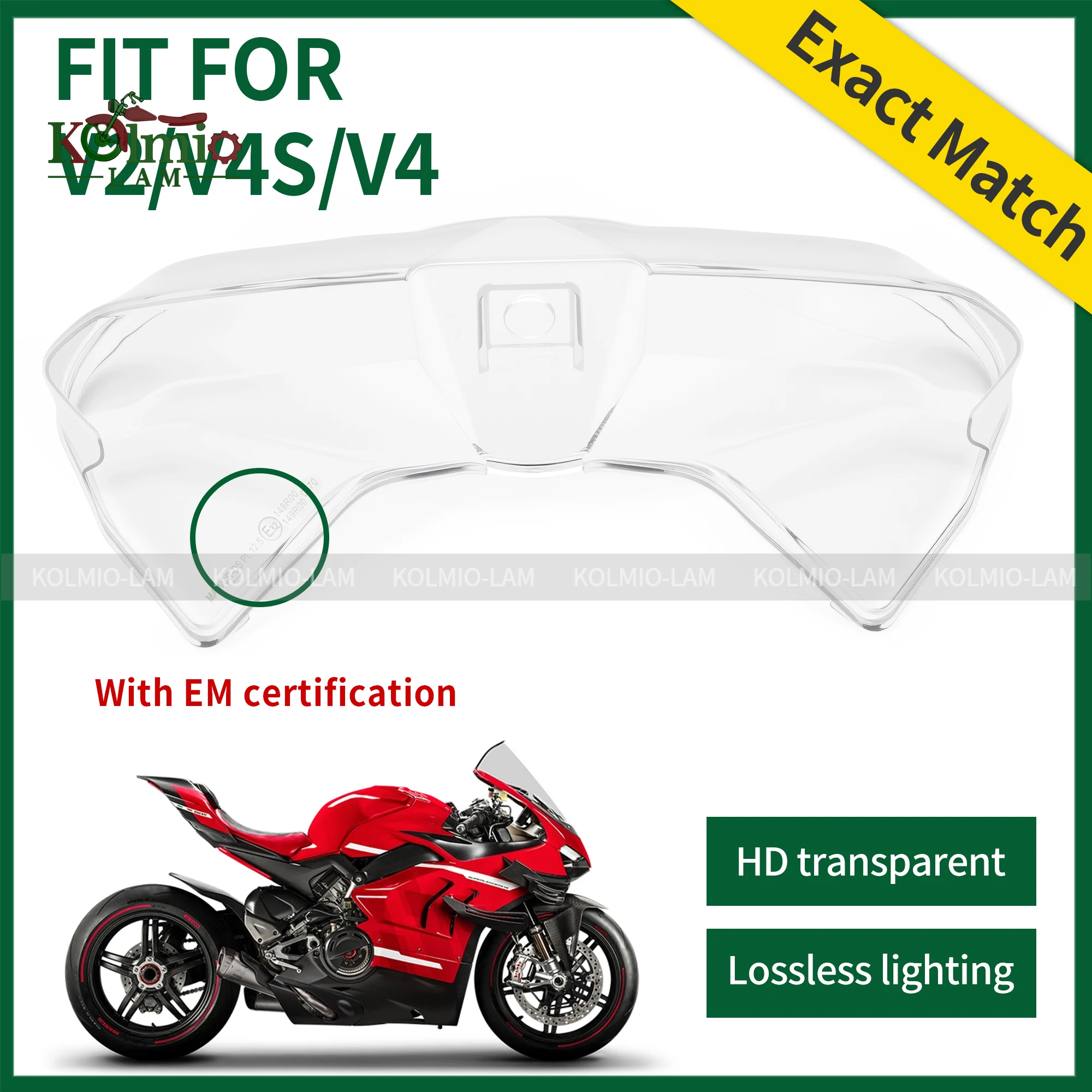 Стекло передней фары, защита корпуса фары, подходит для DUCATI Panigale V2 V2S V4 V4S 2020-2025
Стекло передней фары, защита корпуса фары, подходит для DUCATI Panigale V2 V2S V4 V4S 2020-2025