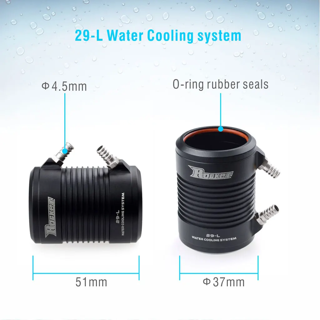 Surpass Hobby Rocket 2968 3800/3400/4000KV Waterproof Brushless Motor with Water Cooling Jacket for RC Boat Feilun Fishing Boat
Surpass Hobby Rocket 2968 3800/3400/4000KV Waterproof Brushless Motor with Water Cooling Jacket for RC Boat Feilun Fishing Boat
