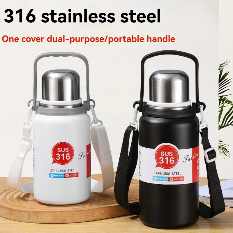 1300/900ml Large Capacity Stainless Steel Thermo Bottle with Straw Outdoor Travel Thermal Water Bottle Sports Insulated Cup Kids
1300/900ml Large Capacity Stainless Steel Thermo Bottle with Straw Outdoor Travel Thermal Water Bottle Sports Insulated Cup Kids