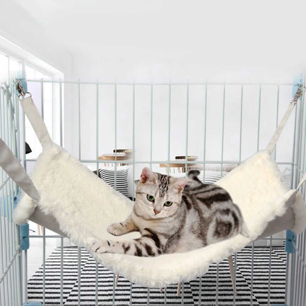 Rabbit Cat Hammock Warm Hanging Bed for Pets Sturdy Metal Buckle Safe Sleeping Supplies Large Capacity 15kg Pet Accessories
Rabbit Cat Hammock Warm Hanging Bed for Pets Sturdy Metal Buckle Safe Sleeping Supplies Large Capacity 15kg Pet Accessories