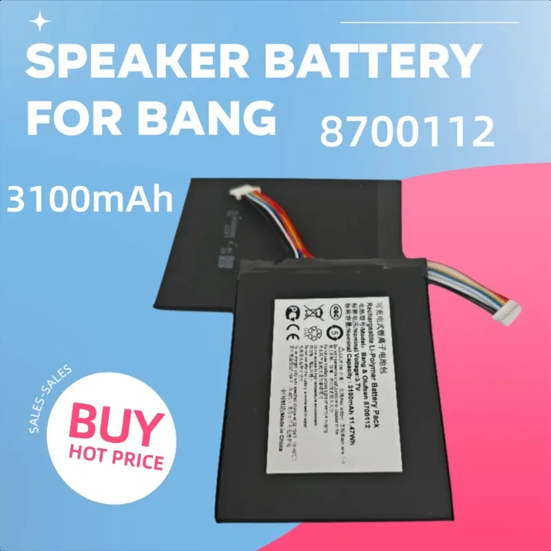 3100mAh for Bang Olufsen BeoSound Moment 8700112 Speaker Battery
3100mAh for Bang Olufsen BeoSound Moment 8700112 Speaker Battery