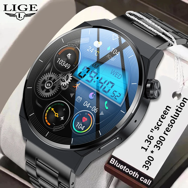 Смарт-часы Lige 2023 мужские Беспроводные с поддержкой Bluetooth и голосовым управлением
Смарт-часы Lige 2023 мужские Беспроводные с поддержкой Bluetooth и голосовым управлением