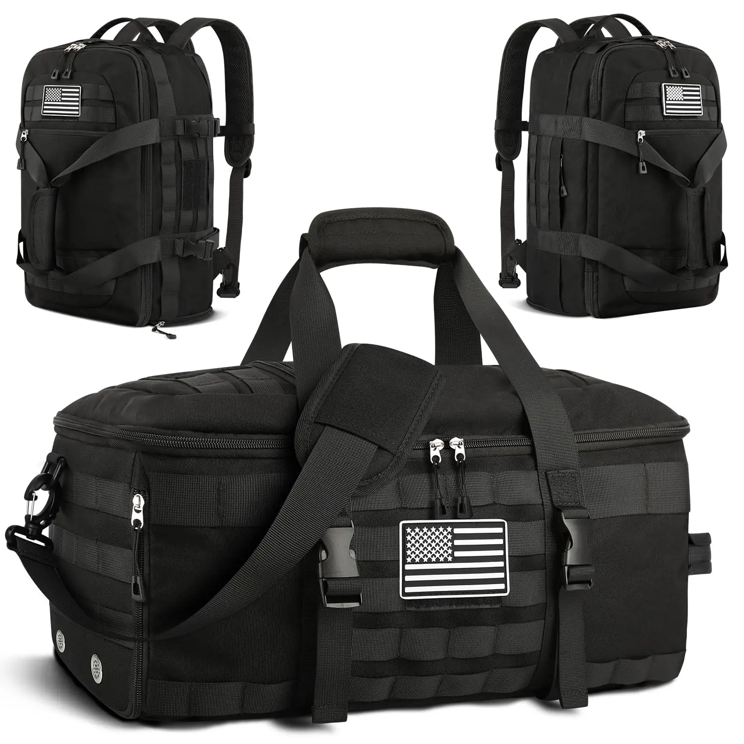 Tactical Gym Bag for Men 3-in-1 Travel Duffel Bag with Removable Divider Innovative Shoe Compartment for Outdoor Gym Trip Hiking
Tactical Gym Bag for Men 3-in-1 Travel Duffel Bag with Removable Divider Innovative Shoe Compartment for Outdoor Gym Trip Hiking