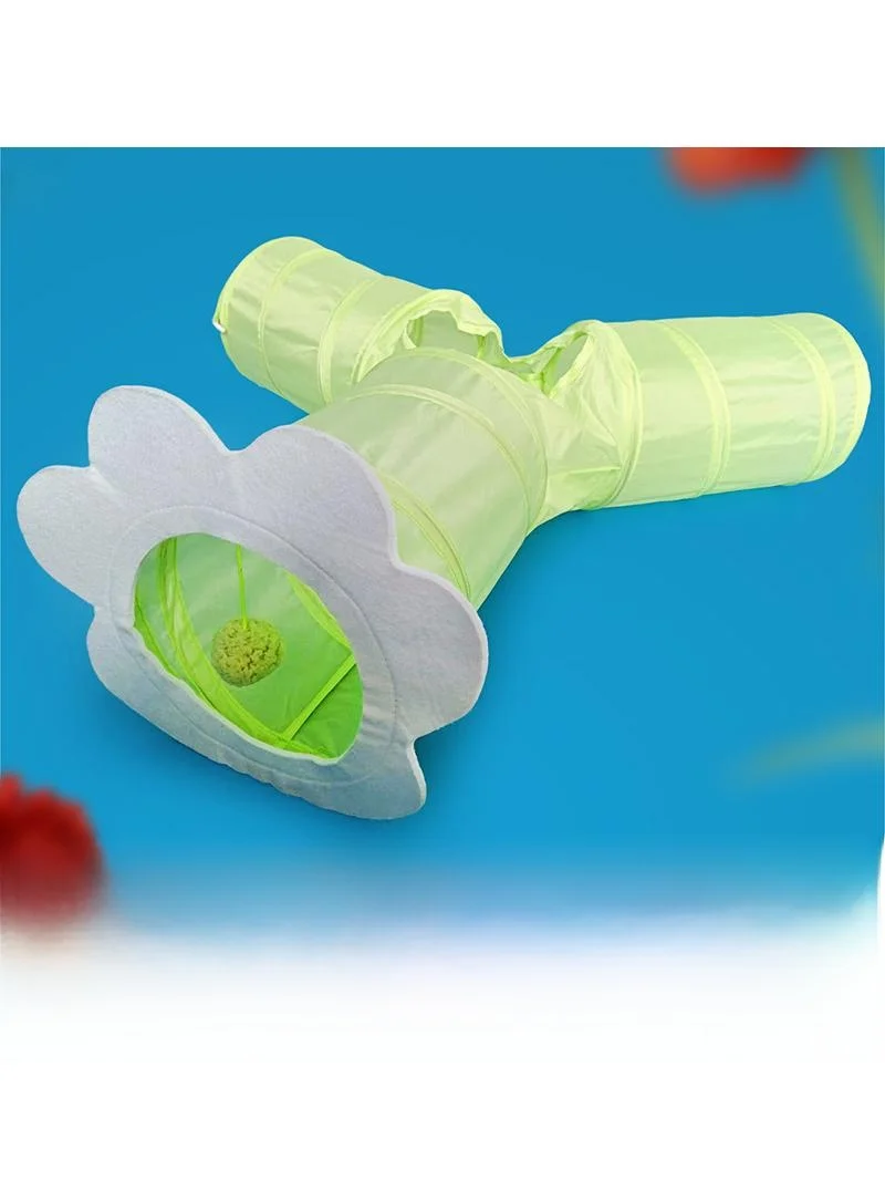 New Flower Three-Way Pet Tunnel Toy Fun Drill Barrel Stackable Passage Polyester Material Suitable for All Ages of Cats
New Flower Three-Way Pet Tunnel Toy Fun Drill Barrel Stackable Passage Polyester Material Suitable for All Ages of Cats