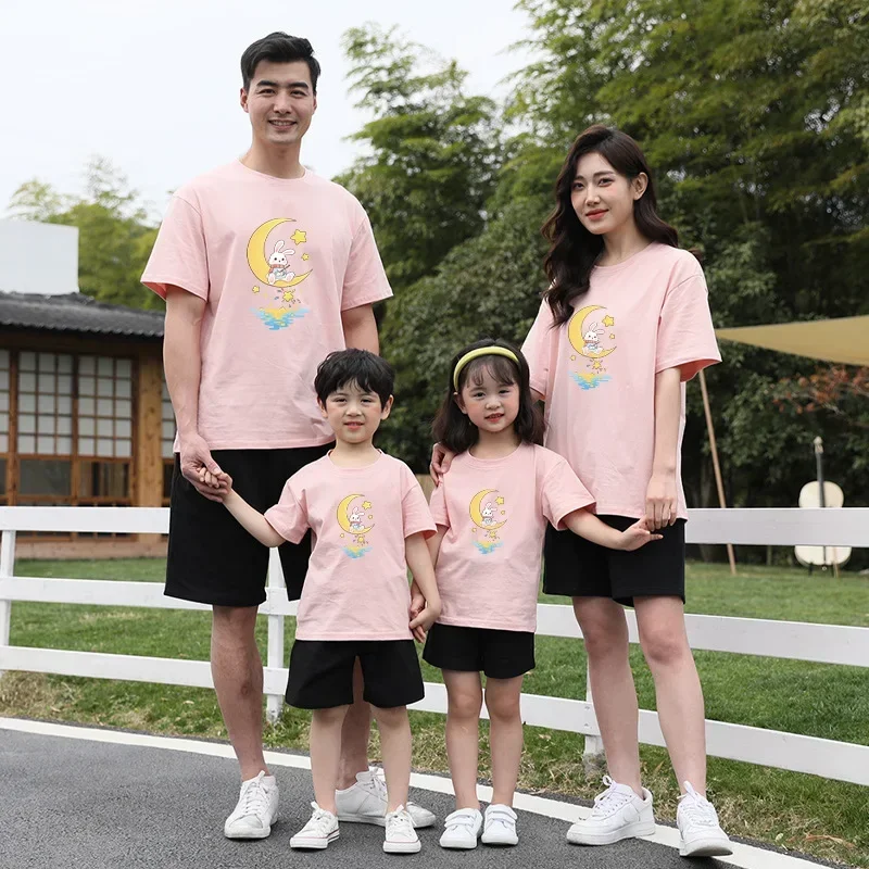 Mother Daughter Kids Matching Family Outfits Family Mom Dad Outfits Shirt Cartoon Printing Tees Cotton T-shirts Baby Romper Tops
Mother Daughter Kids Matching Family Outfits Family Mom Dad Outfits Shirt Cartoon Printing Tees Cotton T-shirts Baby Romper Tops
