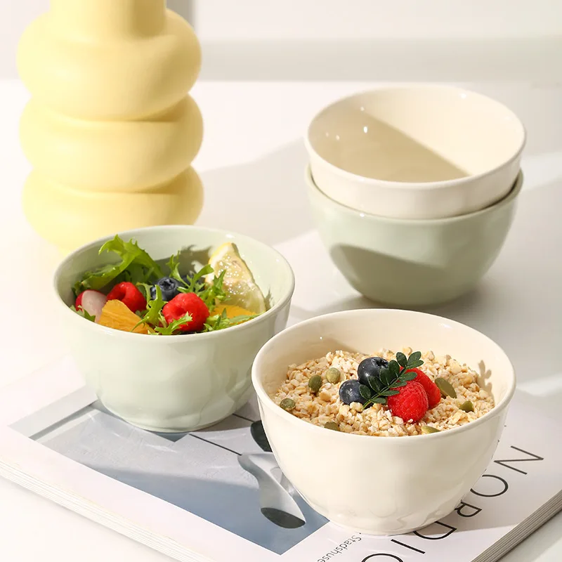 Underglaze Ceramic Bowl Simple Cream Color Rice Bowl 4.5 Inch Home Use Dinnerware Set Elegant Minimalist Kitchen Tableware
Underglaze Ceramic Bowl Simple Cream Color Rice Bowl 4.5 Inch Home Use Dinnerware Set Elegant Minimalist Kitchen Tableware
