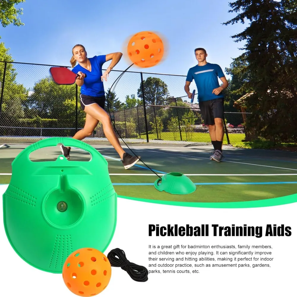 Тренажер для соло с отскоком Pickleball с шариковой основой Pickball Practice Rebounder Training Aid Аксессуары для пиклбола
Тренажер для соло с отскоком Pickleball с шариковой основой Pickball Practice Rebounder Training Aid Аксессуары для пиклбола