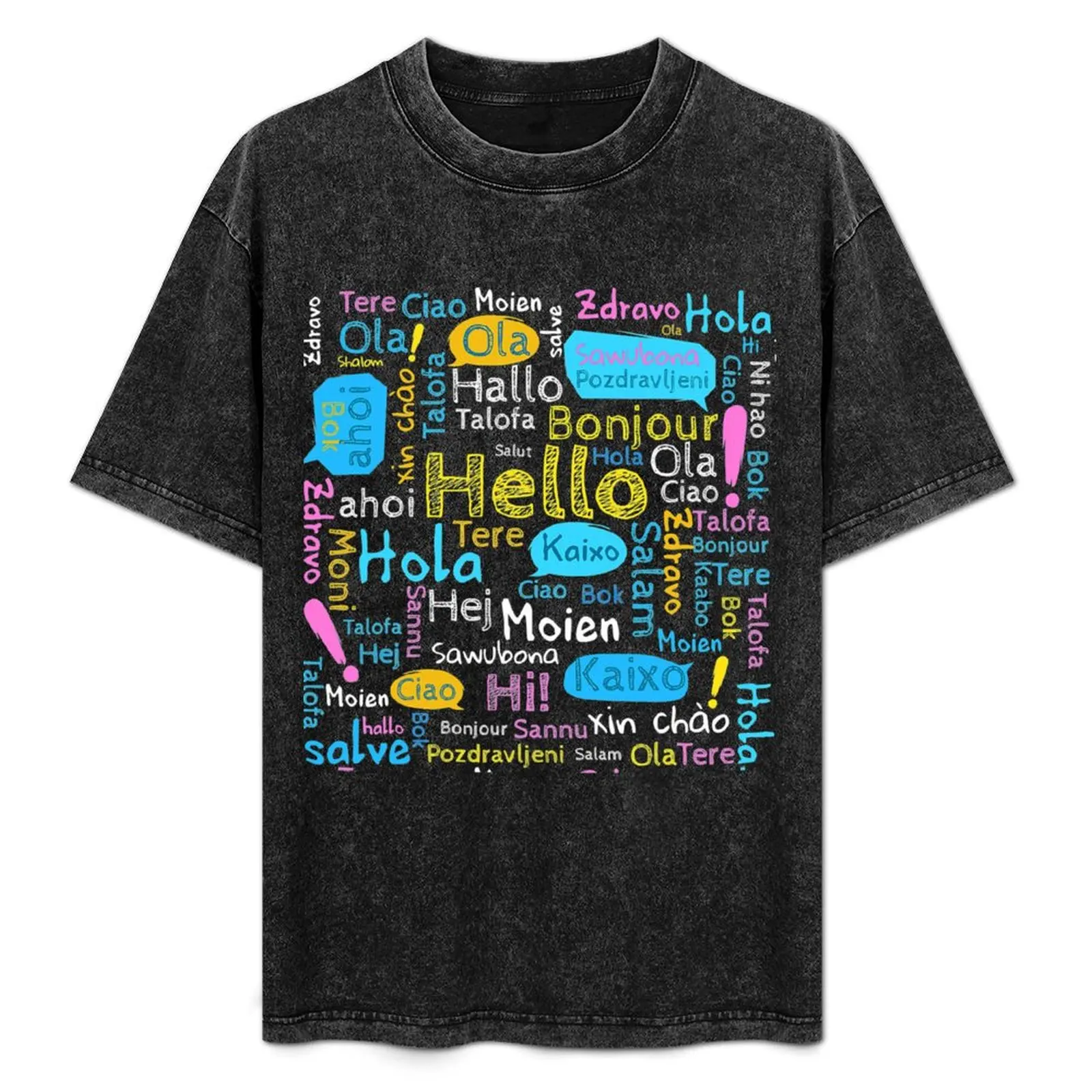 Hello Word in Different Languages Travel and Teacher T-Shirt Quick Dry Travel T-Shirt
Hello Word in Different Languages Travel and Teacher T-Shirt Quick Dry Travel T-Shirt