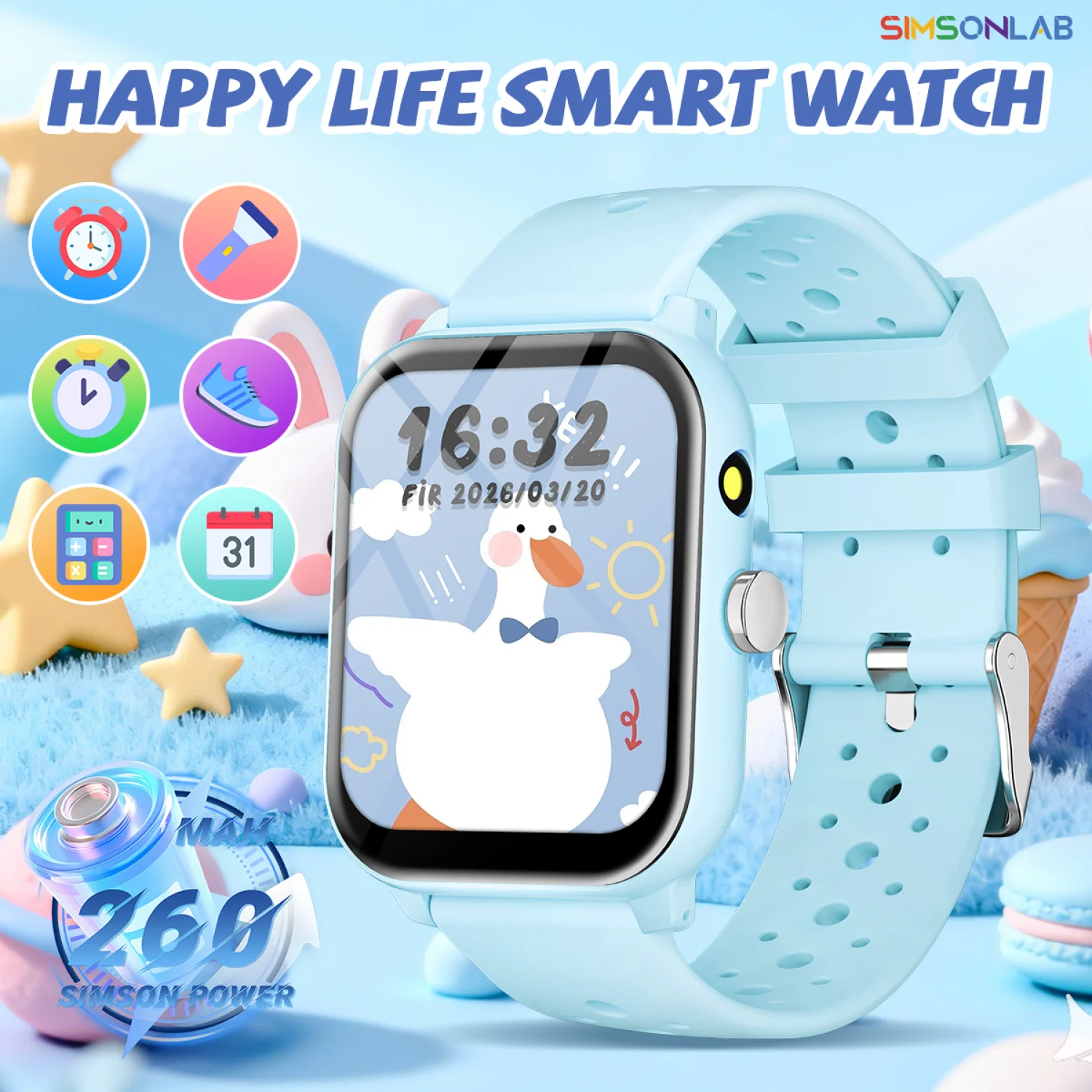 2026 New Kids Smart Watch For Kids Games Sleep Monitor Flashlight Alarm Clock Boy Girl Gift Children Partner Smartwatch
2026 New Kids Smart Watch For Kids Games Sleep Monitor Flashlight Alarm Clock Boy Girl Gift Children Partner Smartwatch