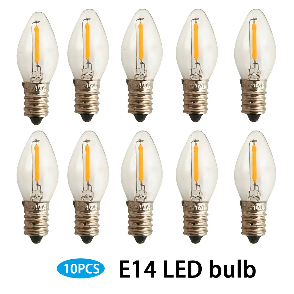 E14 refrigerator salt bulb LED light E14 220V 2700K warm light glass filament bulb suitable for desk lamps, refrigerators, penda
E14 refrigerator salt bulb LED light E14 220V 2700K warm light glass filament bulb suitable for desk lamps, refrigerators, penda