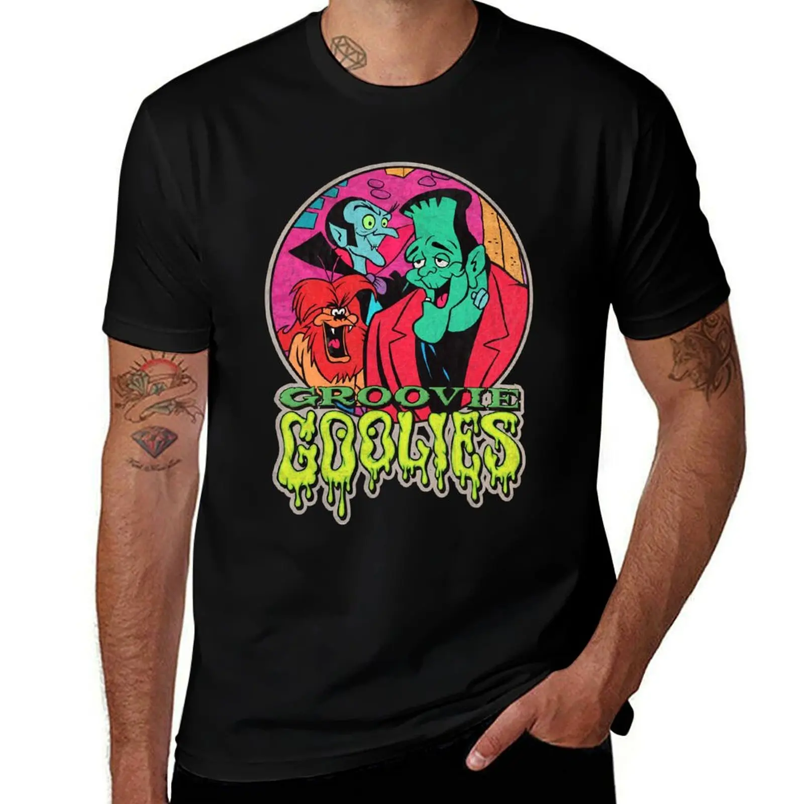 Groovie Ghoulies 1970-71 Saturday Morning Cartoon Characters T-Shirt clothes man clothes funny gifts black t shirts for men
Groovie Ghoulies 1970-71 Saturday Morning Cartoon Characters T-Shirt clothes man clothes funny gifts black t shirts for men
