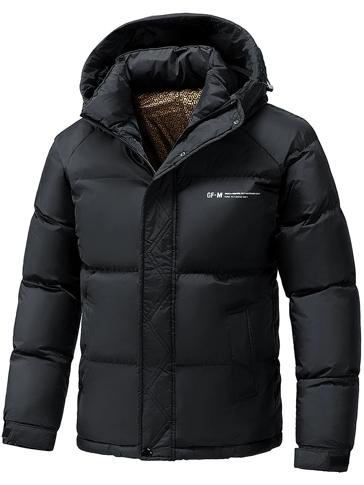 Winter Men's Hooded Thickened Cotton Jacket Warm Fluffy Three-Proof Windproof Waterproof Casual Cotton Outerwear Mid-aged Coat
Winter Men's Hooded Thickened Cotton Jacket Warm Fluffy Three-Proof Windproof Waterproof Casual Cotton Outerwear Mid-aged Coat