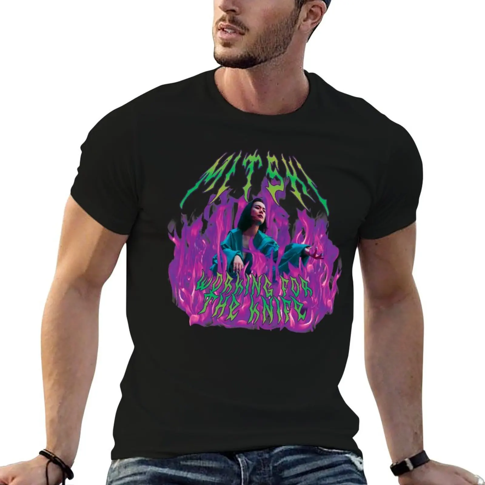 heavy metal mitski with flames T-Shirt t shirt man luxury cotton t shirts man 100% t shirts for man graphic funny T-shirt
heavy metal mitski with flames T-Shirt t shirt man luxury cotton t shirts man 100% t shirts for man graphic funny T-shirt