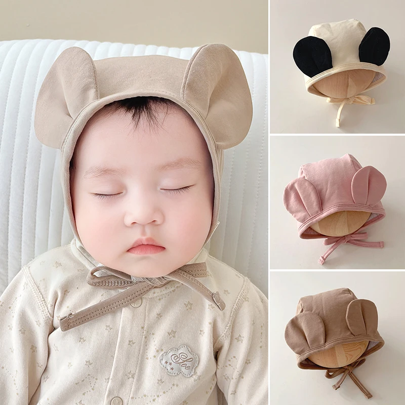 Cartoon Baby Ear Protection Cap Autumn Warm Newborn Cotton Hat Funny Big Ears Lace-up Infant Boy Girl Beanie Caps
Cartoon Baby Ear Protection Cap Autumn Warm Newborn Cotton Hat Funny Big Ears Lace-up Infant Boy Girl Beanie Caps