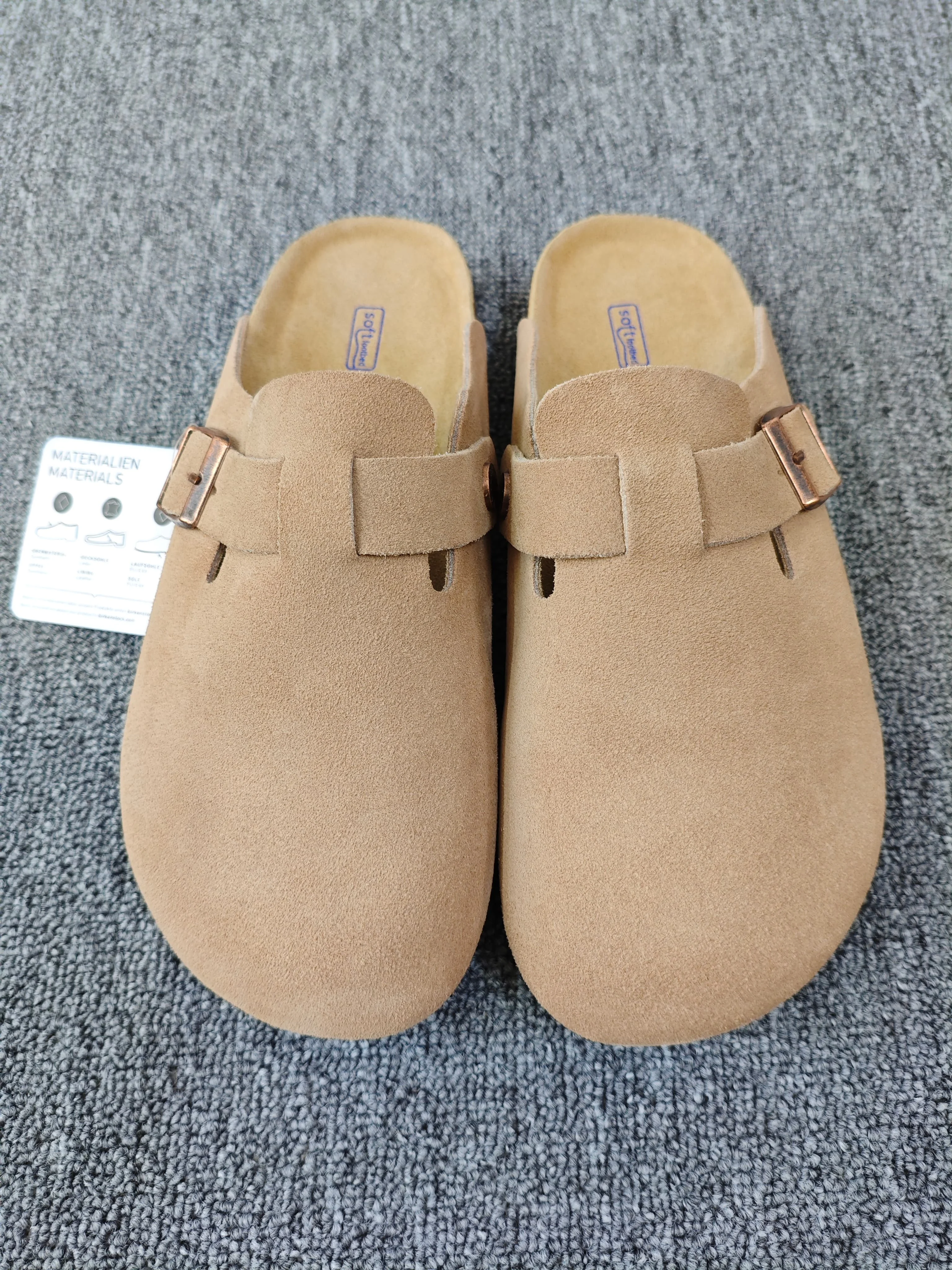 Men's Casual Shoes & Women's Sandals: Comfortable Closed-Toe Slippers with Cork Footbed for Indoor & Outdoor Use
Men's Casual Shoes & Women's Sandals: Comfortable Closed-Toe Slippers with Cork Footbed for Indoor & Outdoor Use