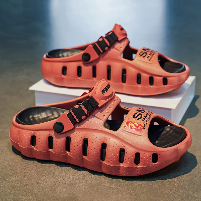 Men's Summer Outdoor Wear Anti-Slip Thick Bottom Sandals Casual Sports Beach Shoes Comfortable Flat EVA Slippers for Youth
Men's Summer Outdoor Wear Anti-Slip Thick Bottom Sandals Casual Sports Beach Shoes Comfortable Flat EVA Slippers for Youth