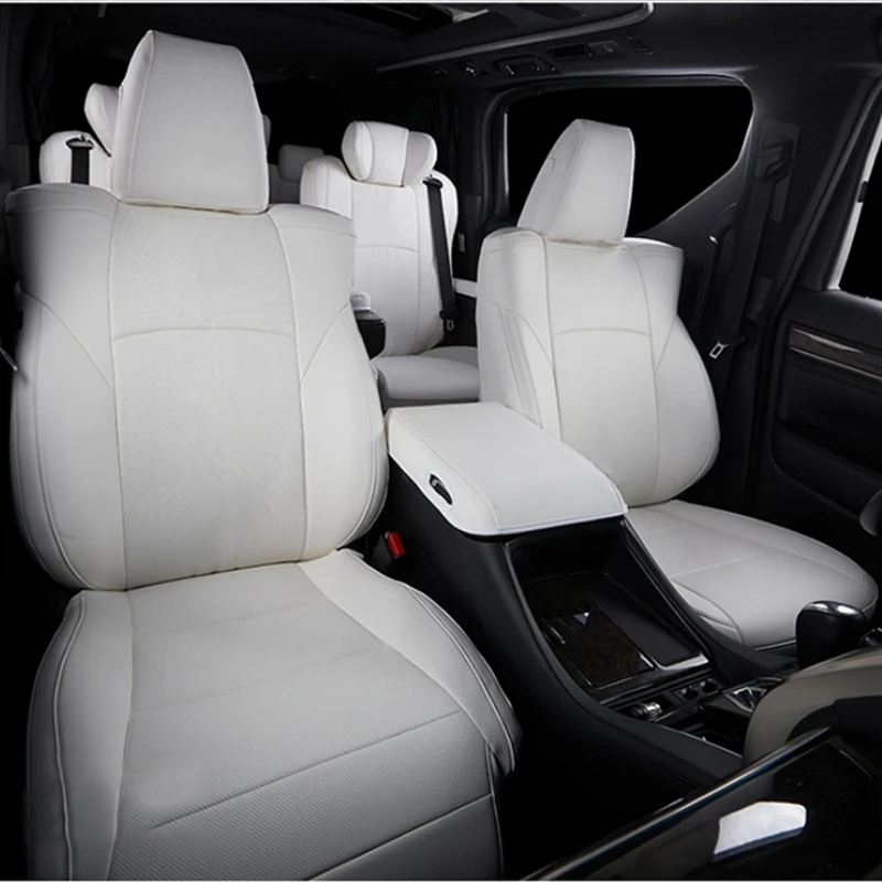 Custom Fit Car Seat Covers for Toyota 2015-2022 Alphard 2019-2022 Vellfire 7 Seats Complete Set for Front Middle and Rear Seats
Custom Fit Car Seat Covers for Toyota 2015-2022 Alphard 2019-2022 Vellfire 7 Seats Complete Set for Front Middle and Rear Seats